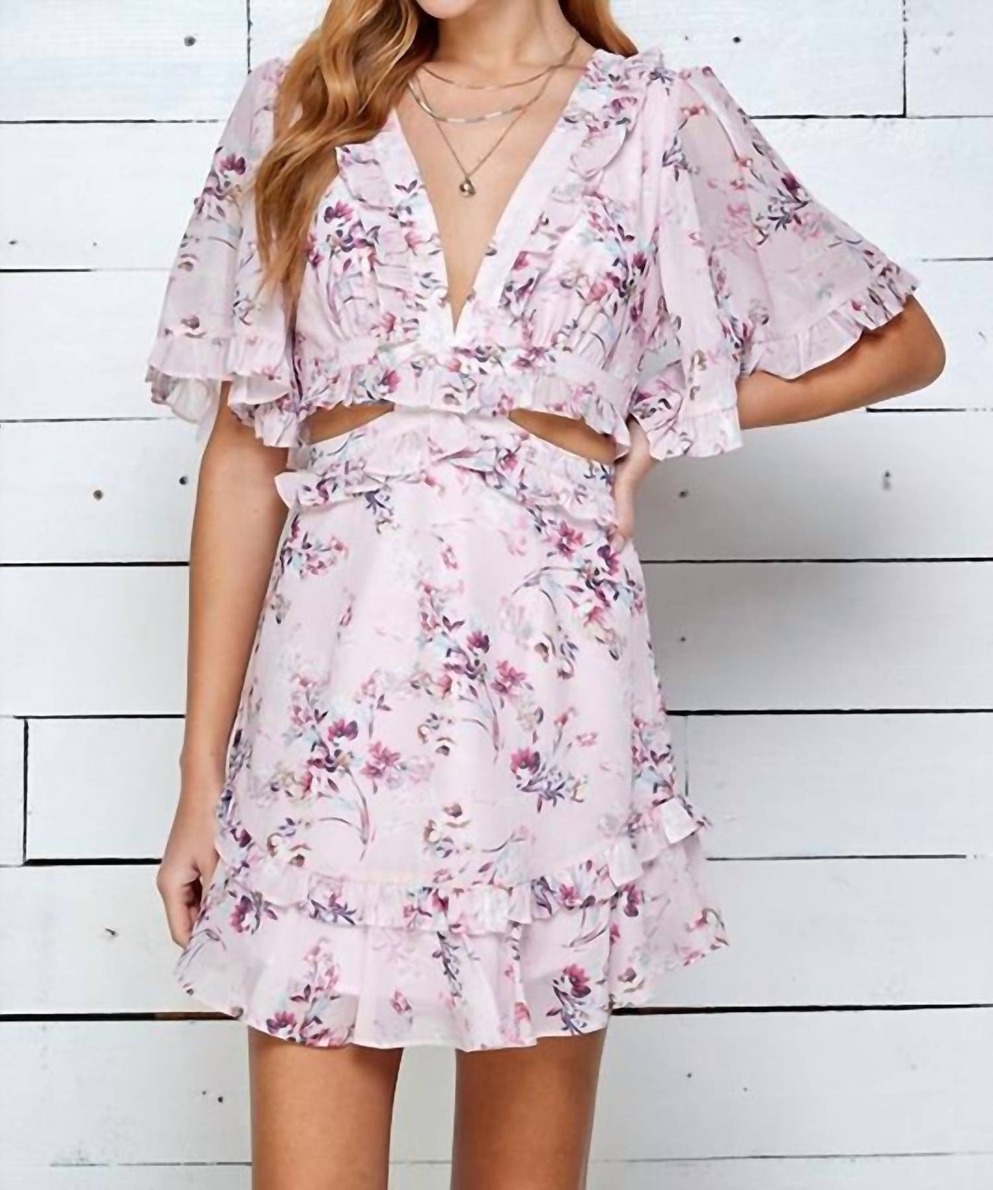 Floral Ruffle Dress