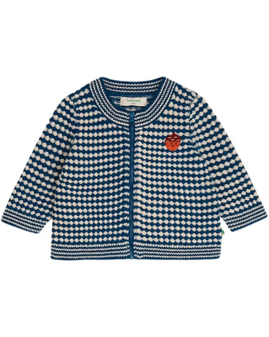 The Bonnie Mob - Girls Homey Chunky Checker Cardigan - Rack Hunt