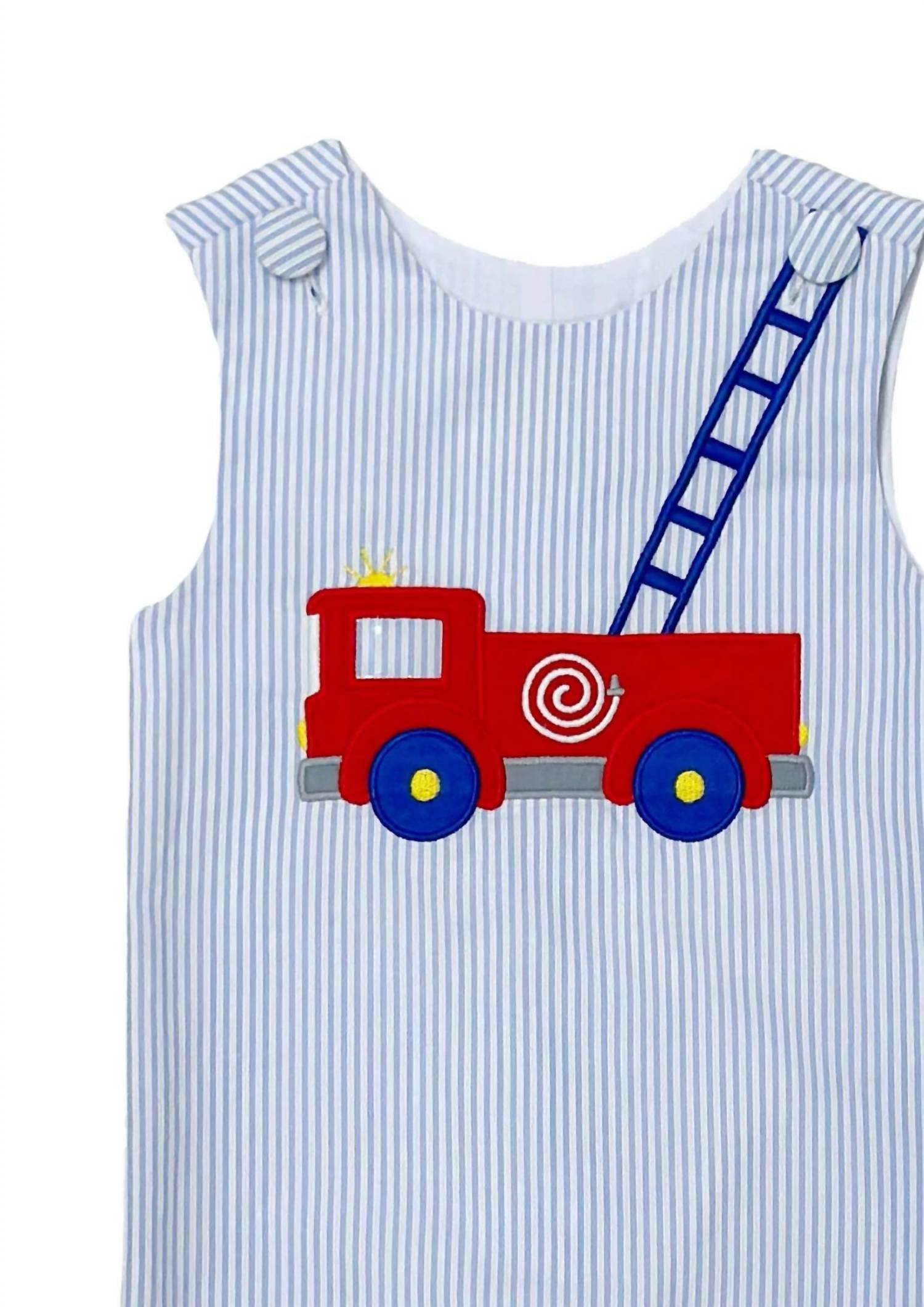 Zuccini Kids - Boy's 18-24 Months Fire Truck Shortall - Rack Hunt