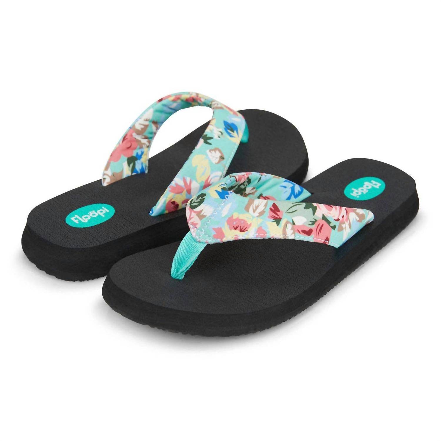 Floopi - Women's Isabella Yoga Mat Floral Flip Flop - Rack Hunt -