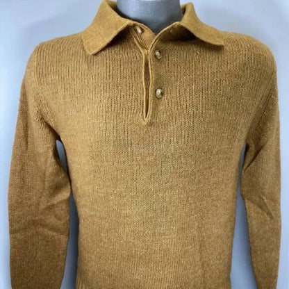 Tintoria Mattei - Men's Wool Alpaca Blend Collared Sweater - Rack Hunt