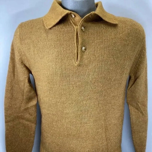 Tintoria Mattei - Men's Wool Alpaca Blend Collared Sweater - Rack Hunt