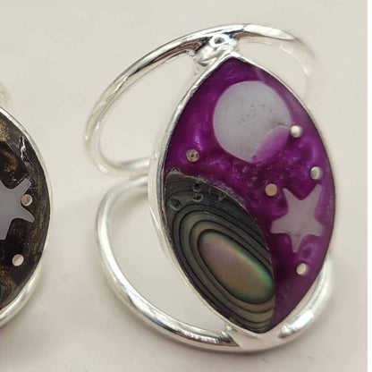 Women's Celestial Scene Ring