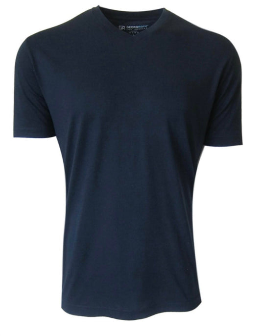 Men's Short Sleeve Pima Cotton V-neck tee