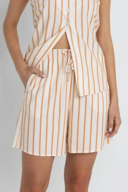 Rhythm. - Tide Stripe Longline Shorts - Rack Hunt