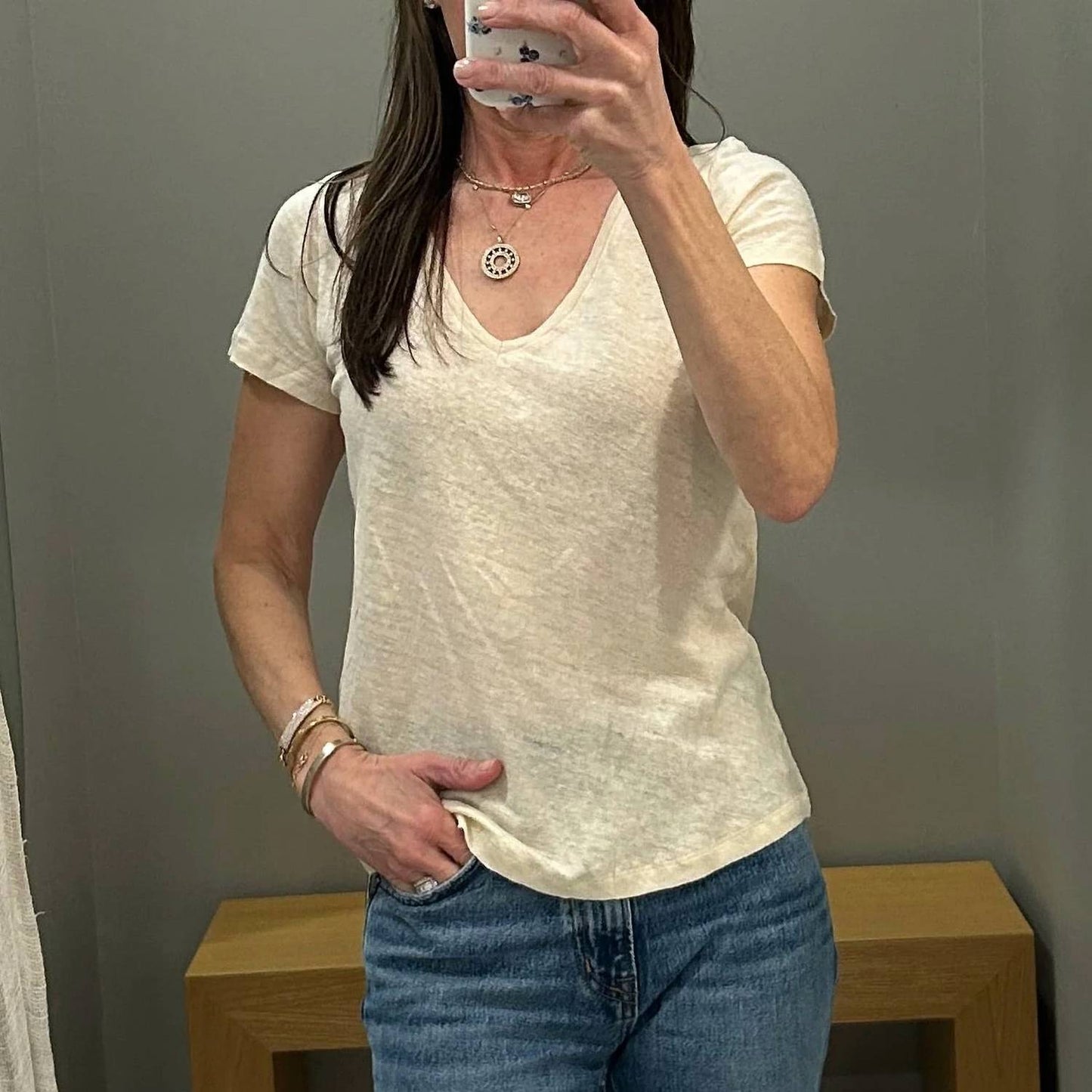 Milan V-neck Tee