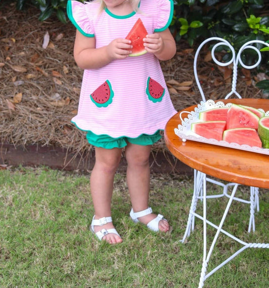 Girls One In A Melon Bloomer Set