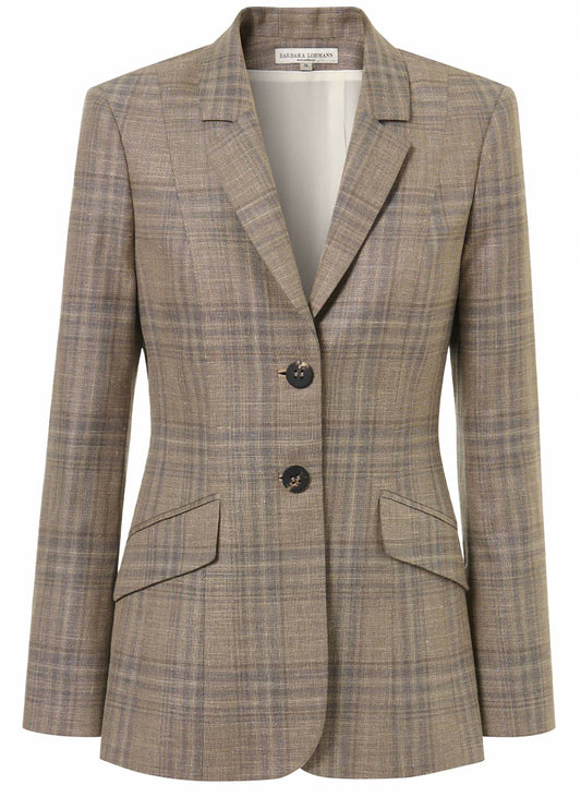 Women's Fairmont Glen Check Single Breasted Jacket