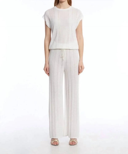 KNITSS - Haven Pointella Detail Knit Pants - Rack Hunt