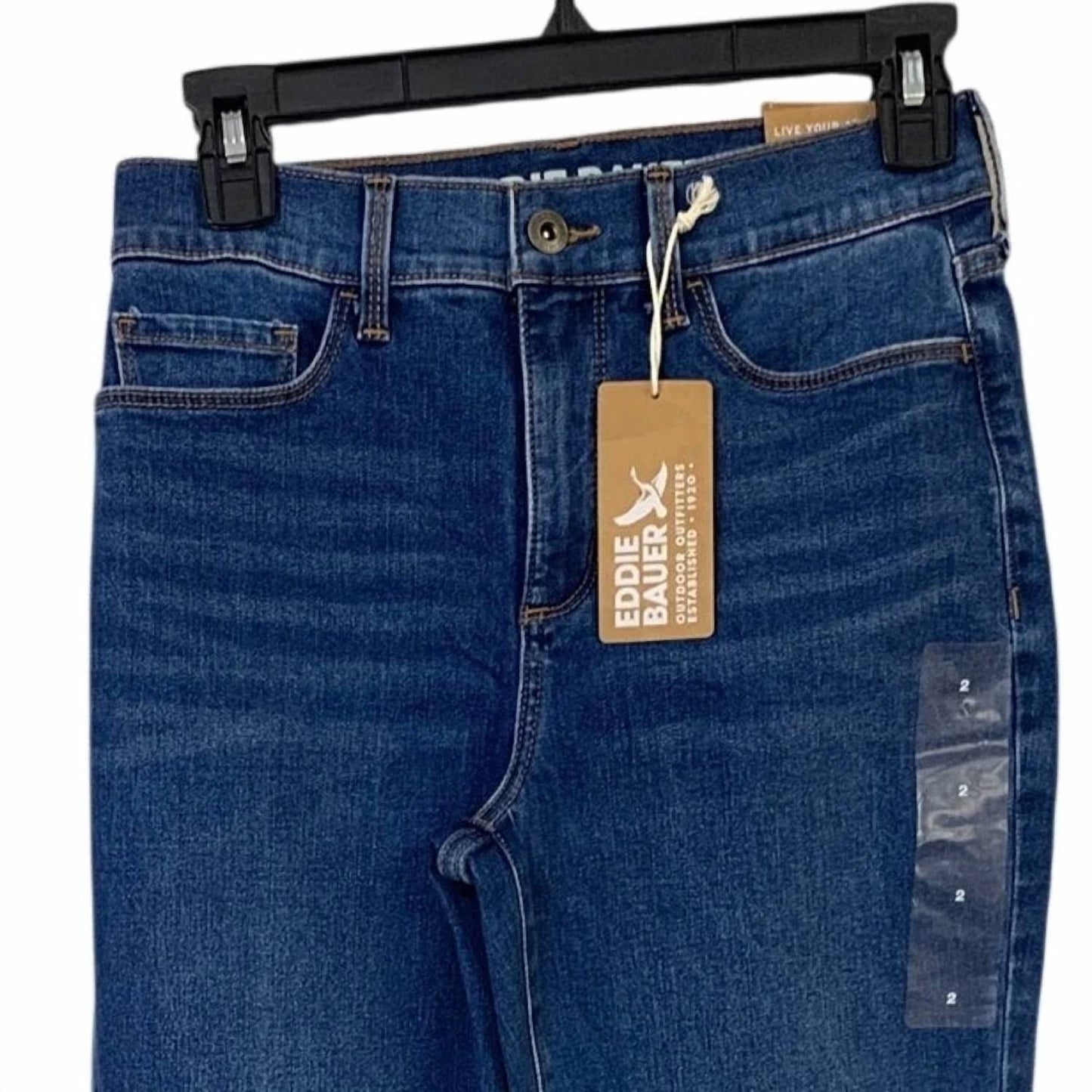 Women's Venture Stretch High-rise Straight Leg Jeans