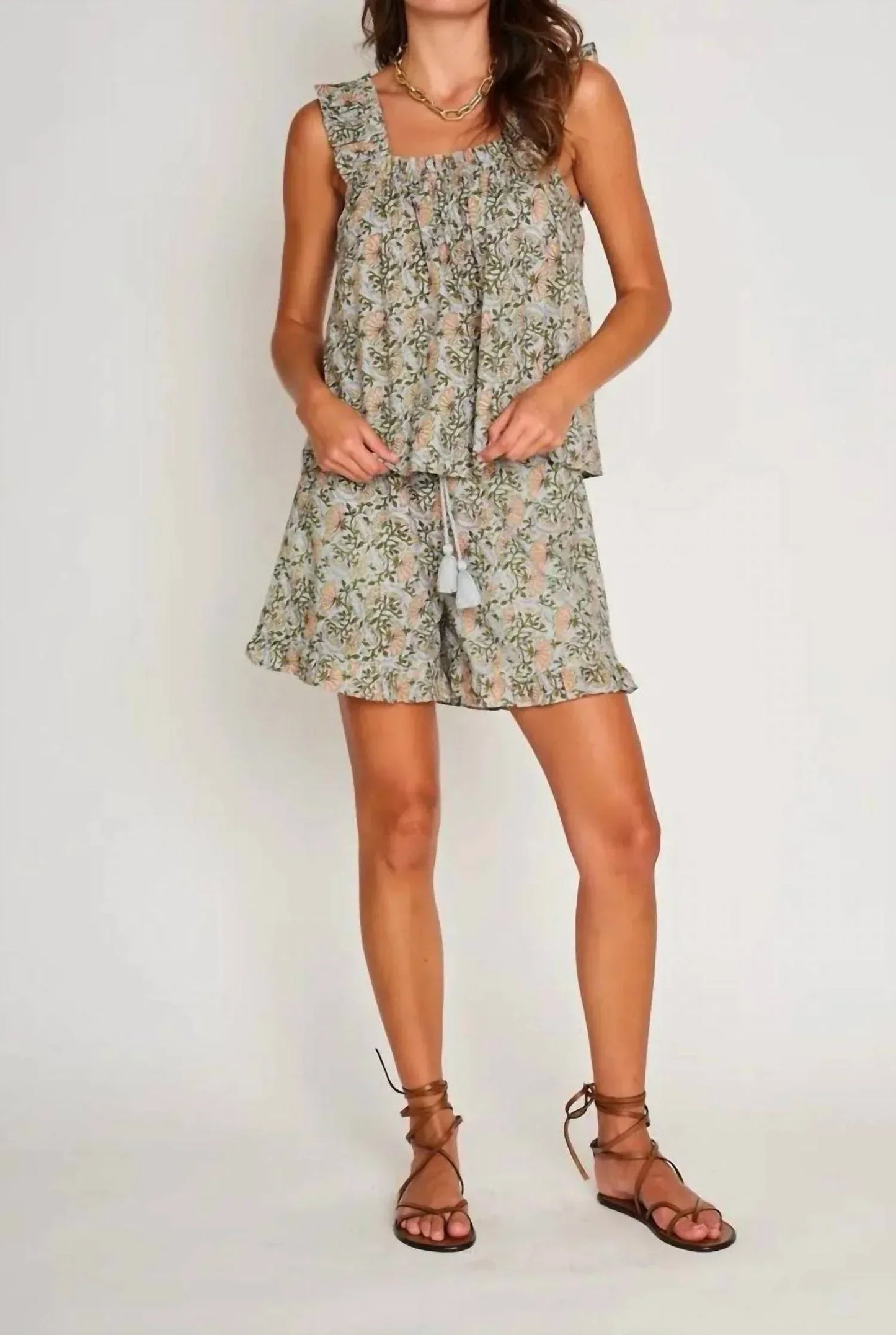 dRA Los Angeles - Alexi Ruffle Strap Top - Rack Hunt