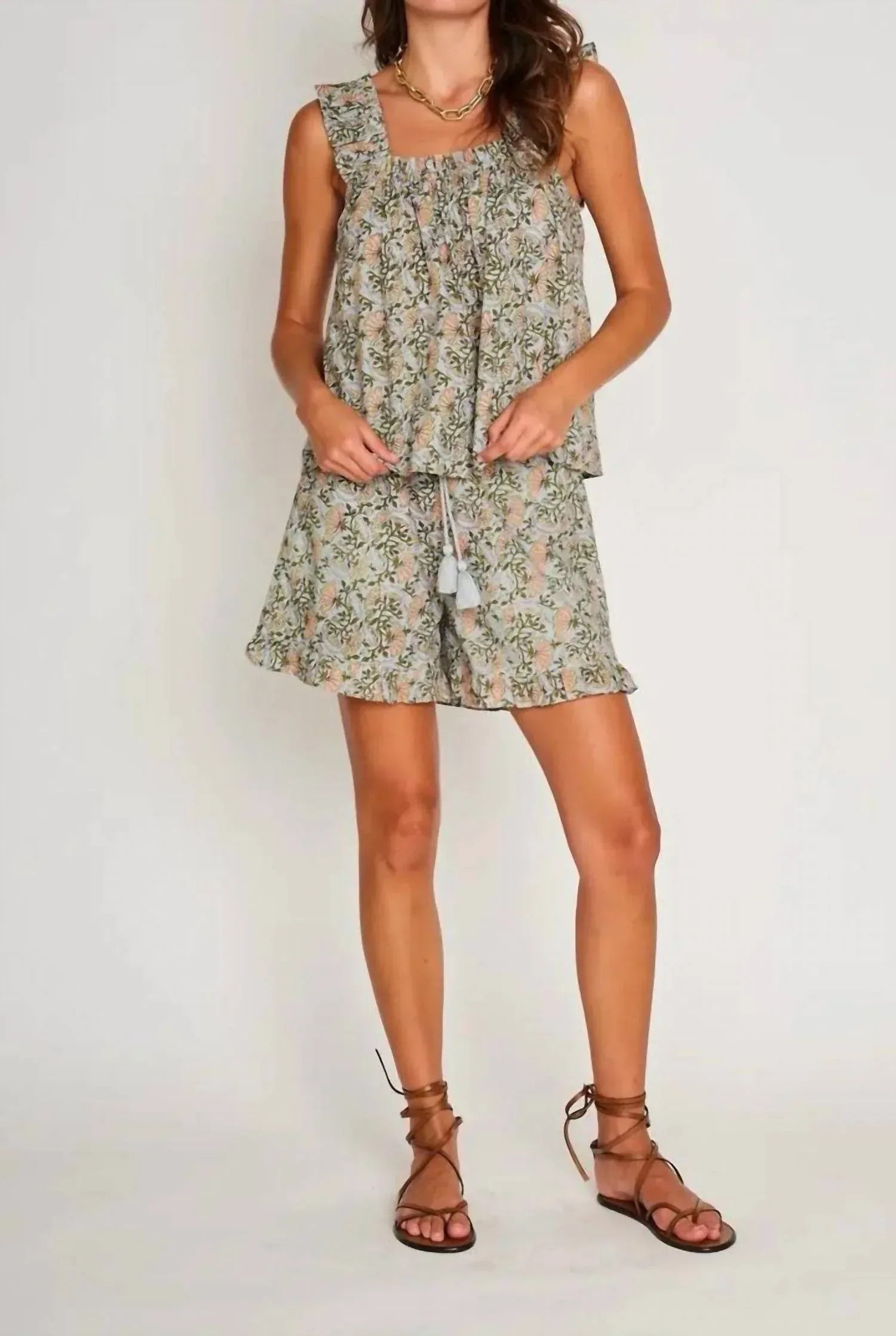 dRA Los Angeles - Alexi Ruffle Strap Top - Rack Hunt