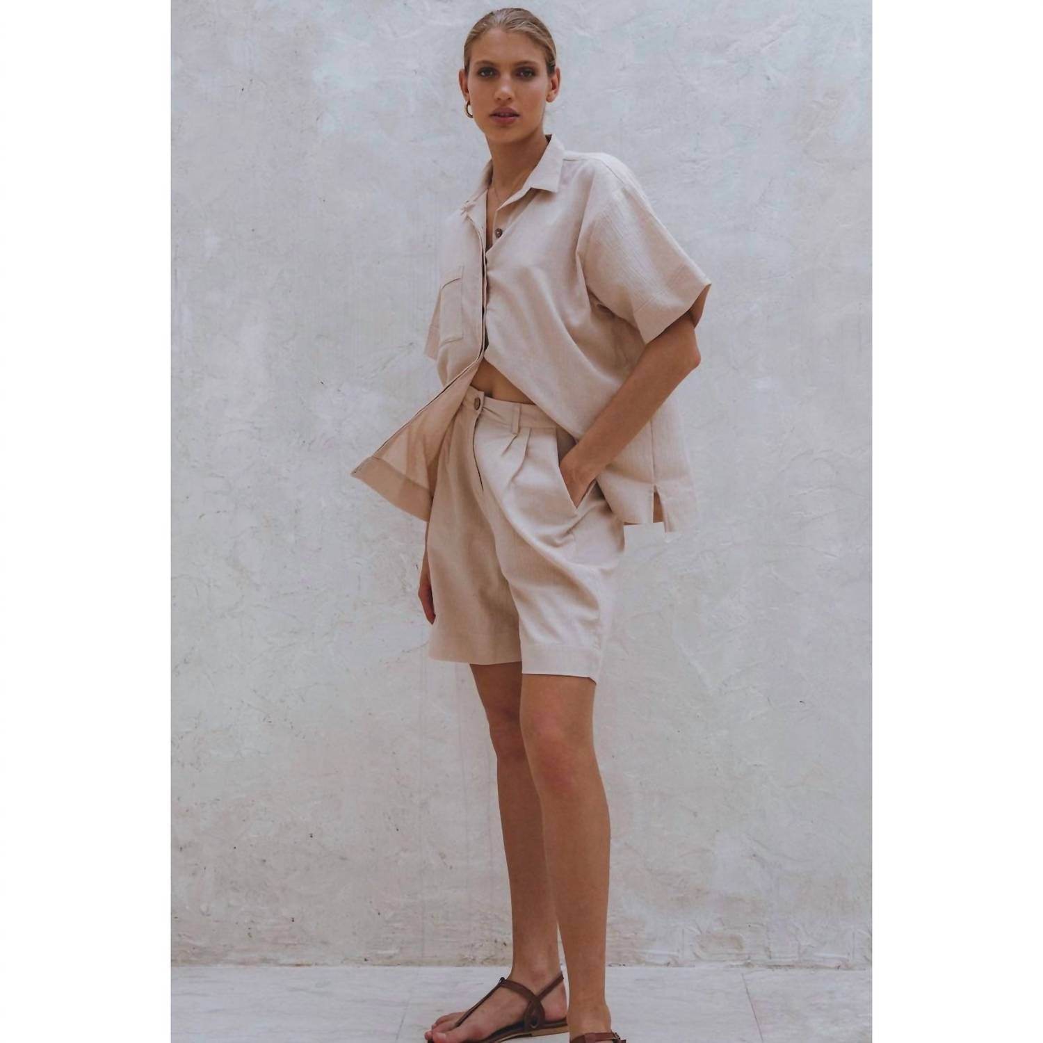 Bali Lane - Mykonos Linen Short - Rack Hunt -