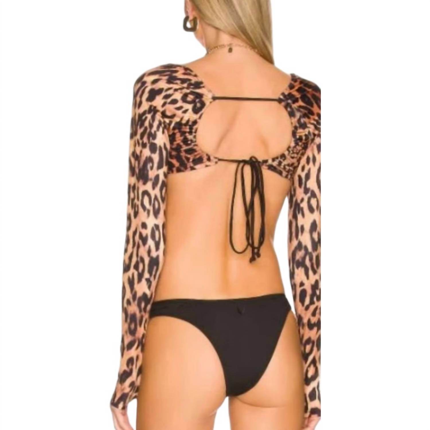 We are HAH - Leopard Print Long Sleeve Top - Rack Hunt