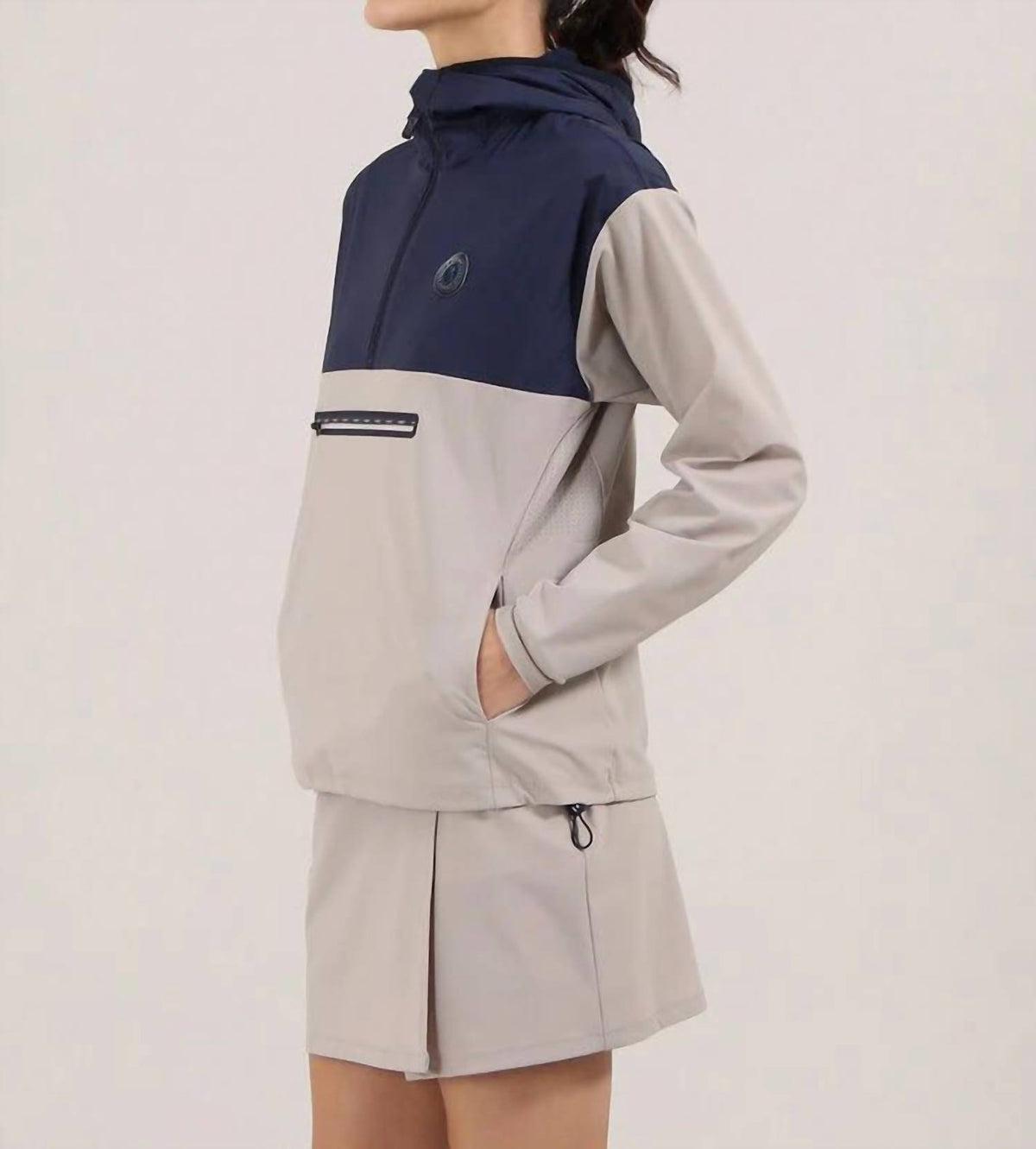 Renata 1/2 Zip Windbreaker Pullover Sweater