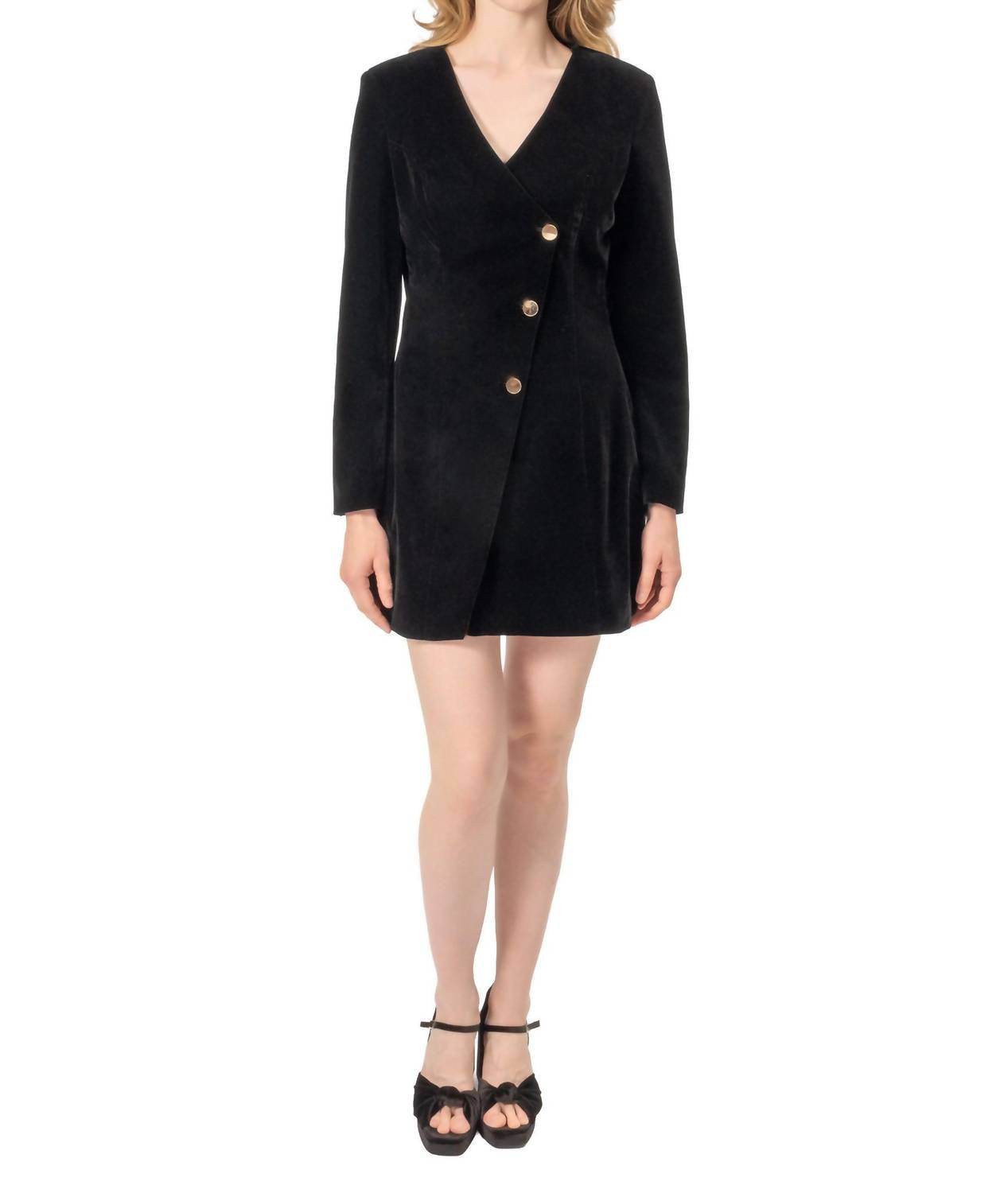 Area Stars - Raven V-neck Mini Dress - Rack Hunt