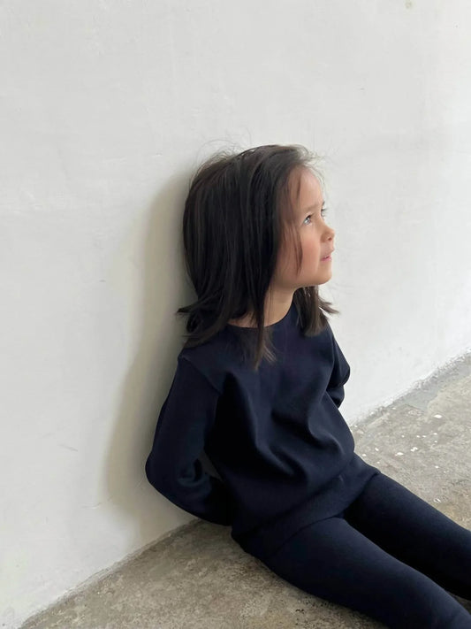 A Basic Brand - Kid's Rib Sweatshirt - Rack Hunt
