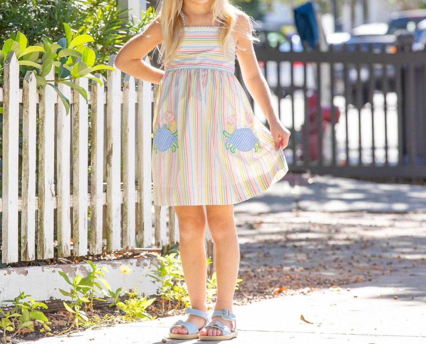 Girls Coastal Crab Dress