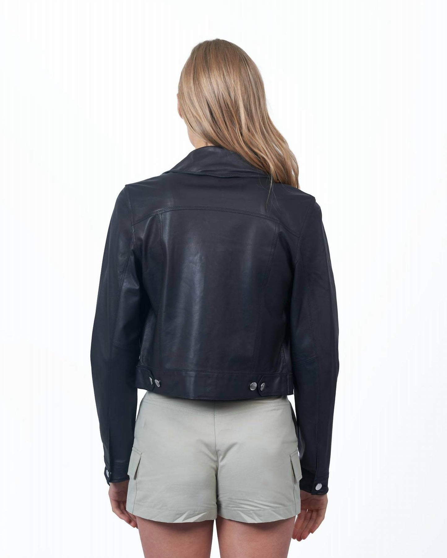 JKT NYC - Hayden Nailhead Leather Jacket - Rack Hunt