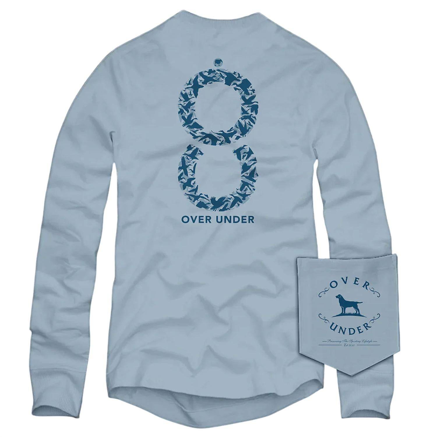 Over Under - Men's Double Barrel Waterfowl Long Sleeve Tee - Rack Hunt