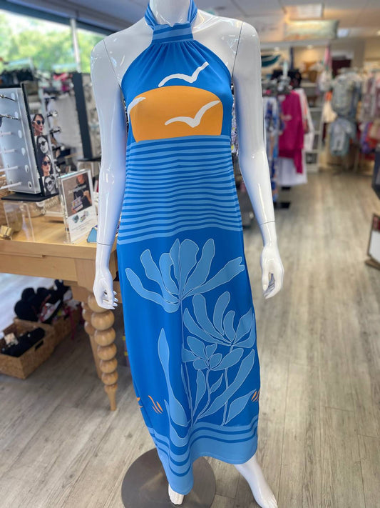 Women's Halter Maxi Dress