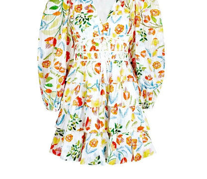 Jessie Zhao - Cotton Viscose Voile Mini Dress - Rack Hunt