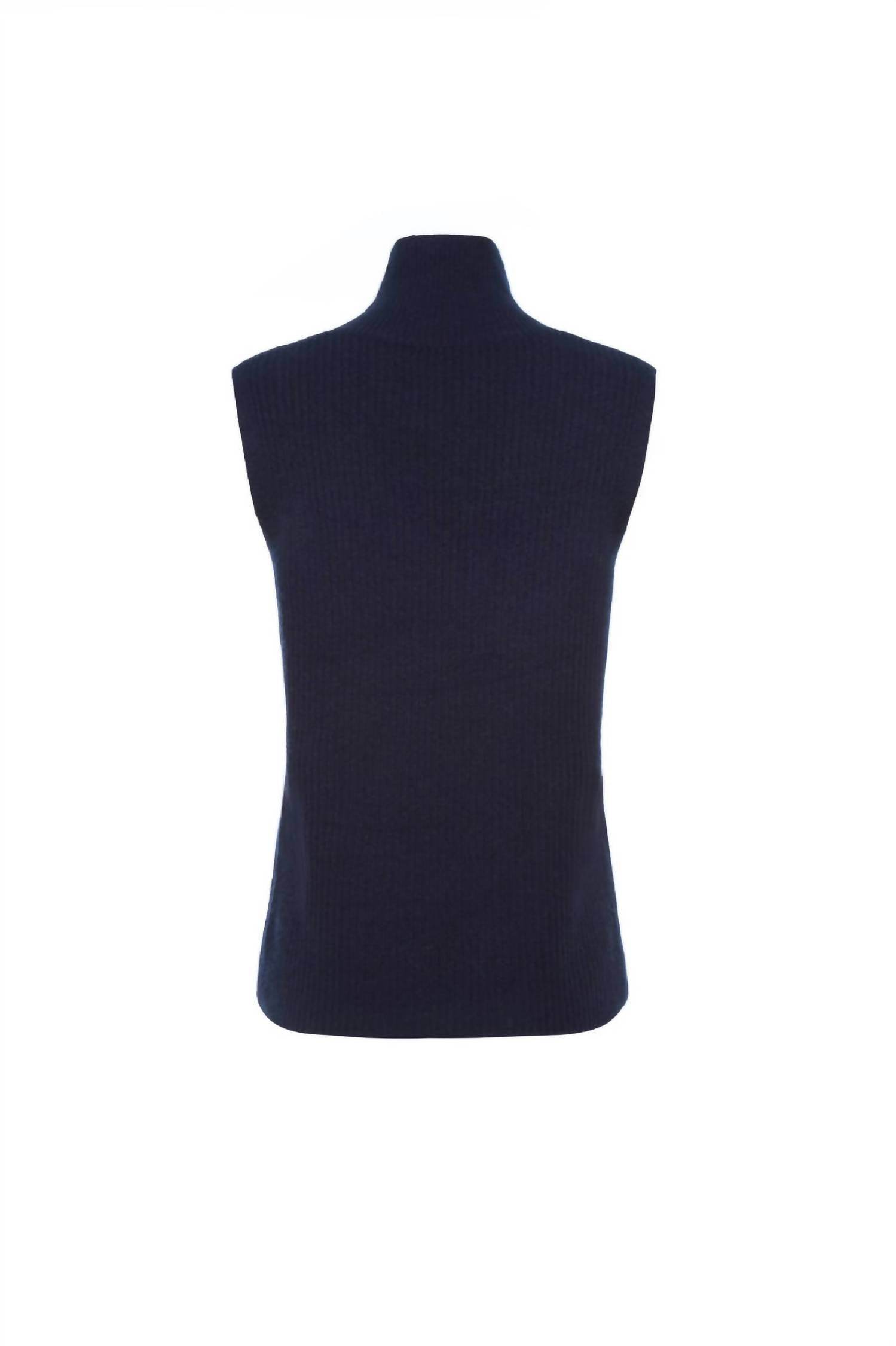 IN/ONE - Nola Cashmere Sleeveless Turtleneck - Rack Hunt -