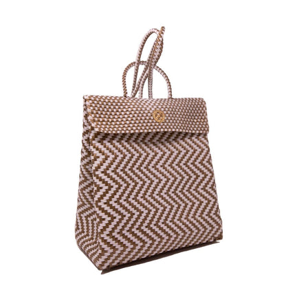 Women's Small Handmade Chevron Backpack