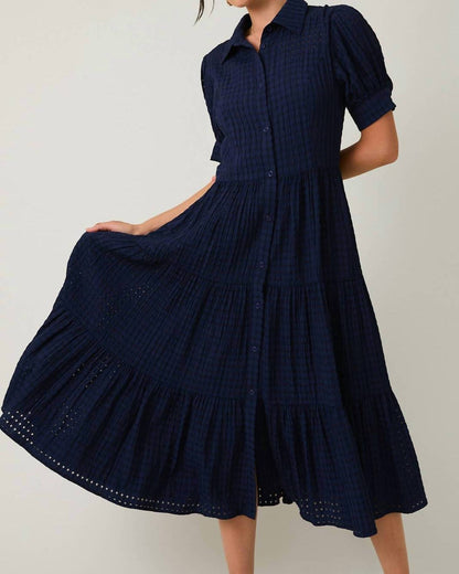 Madeleine Button-Down Midi Dress