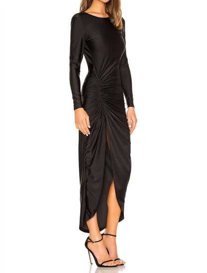 Sarah Ruched Maxi Dress