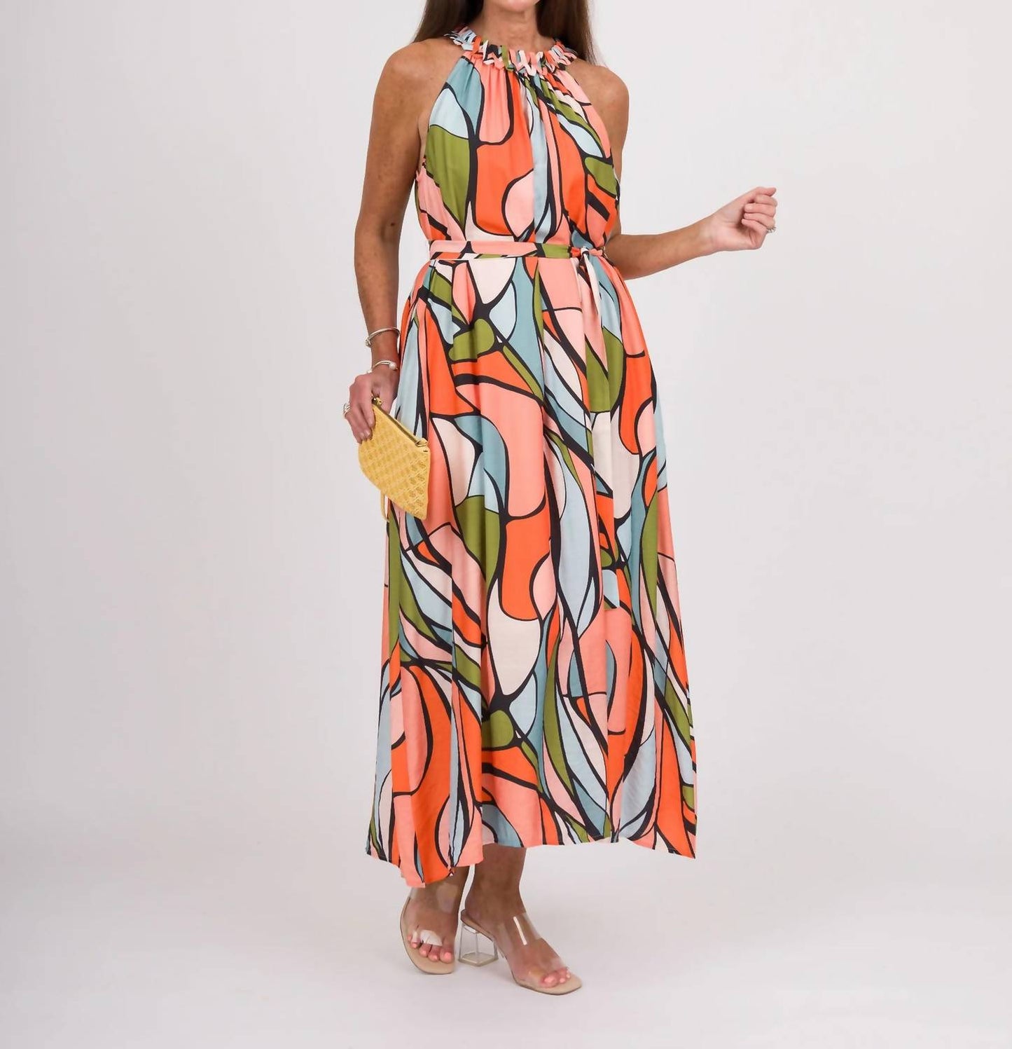 Stained Glass Halter Dress