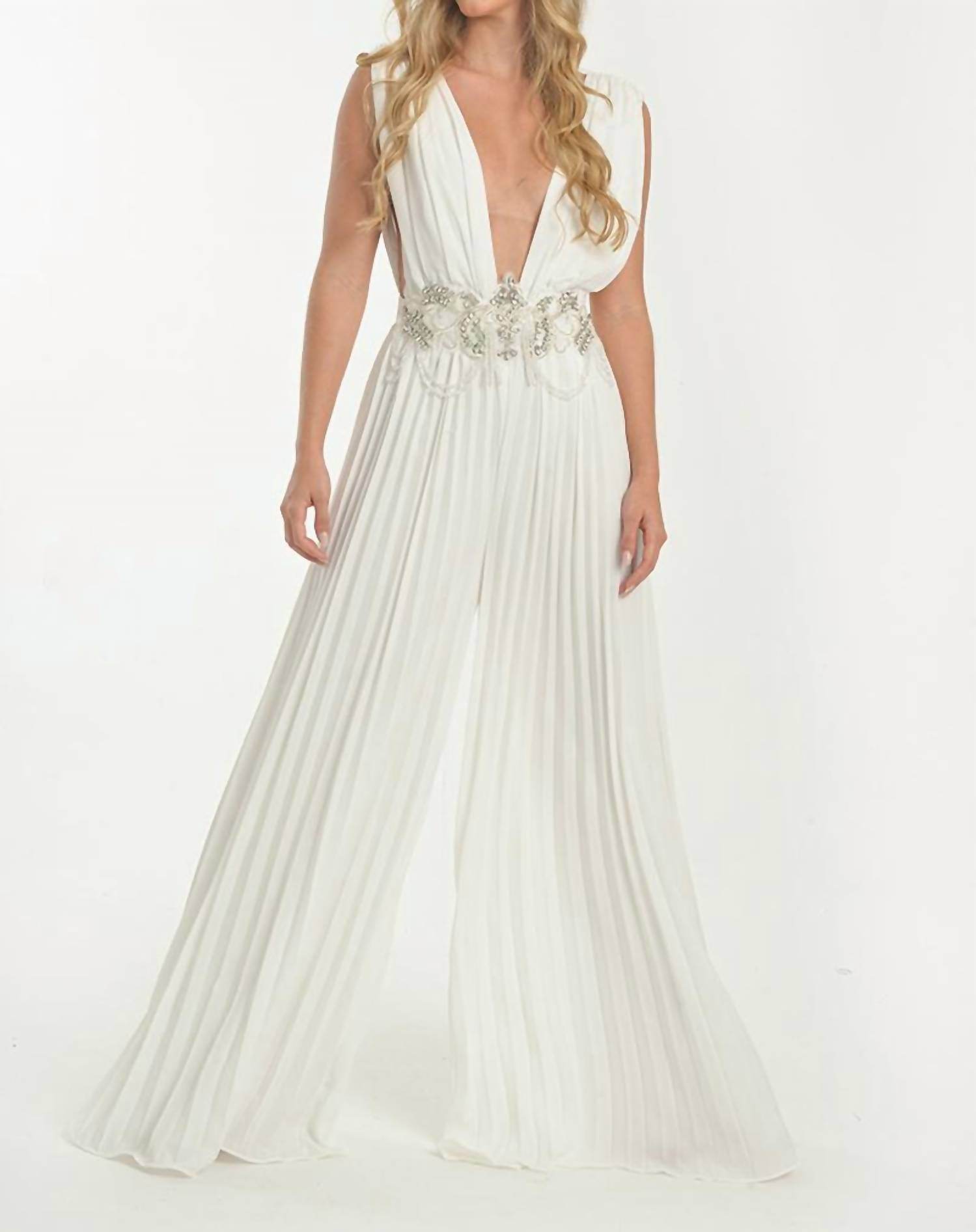 Steffany Milano - Radiate Elegance Jumpsuit - Rack Hunt -