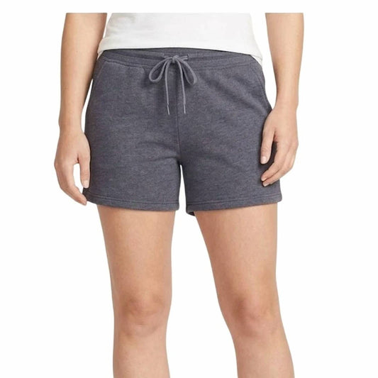 Camp Fleece Elastic Drawstring Waist Shorts - Plus