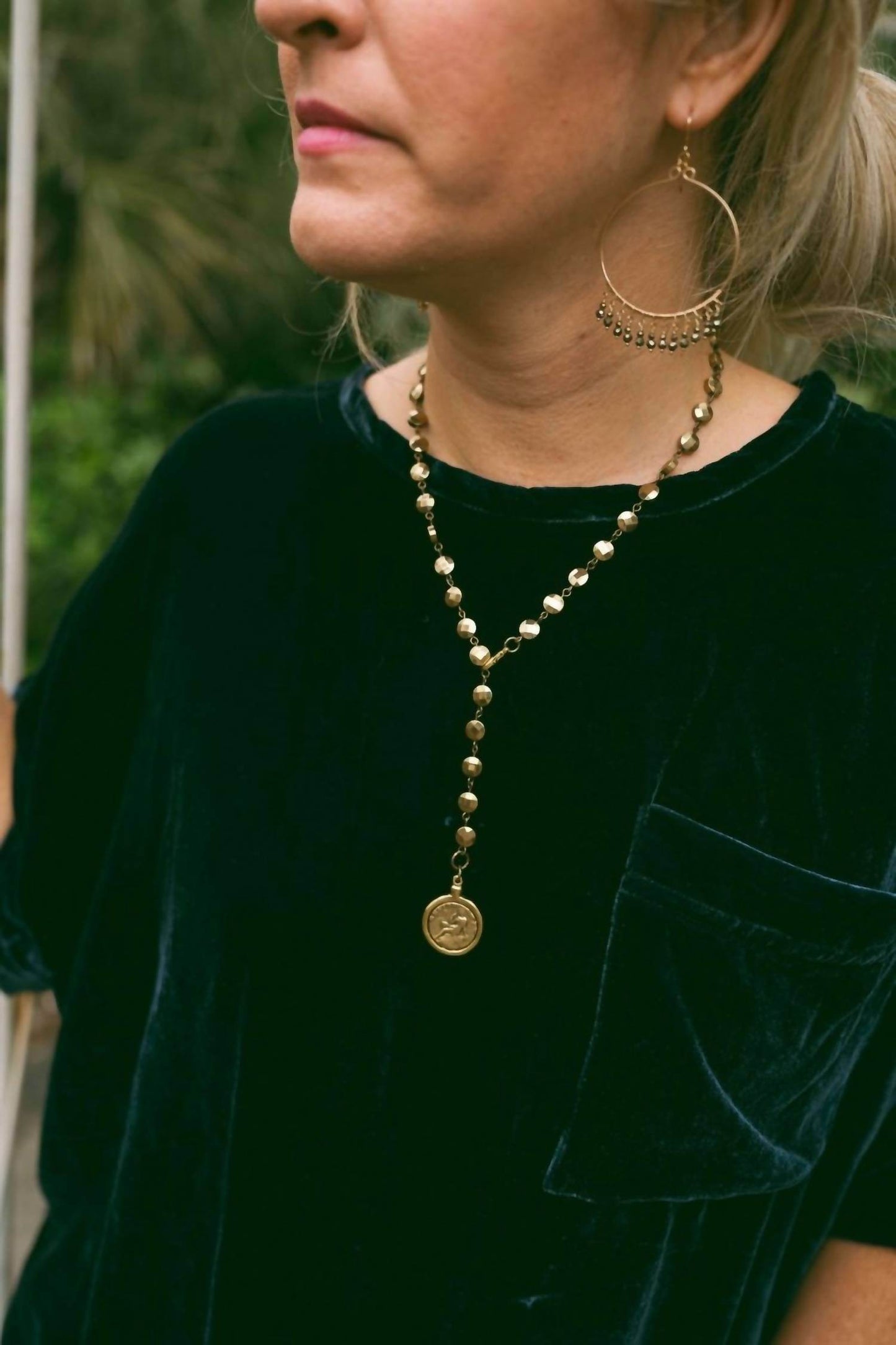 Amano by Lorena Laing - Silk Velvet Tee Top - Rack Hunt