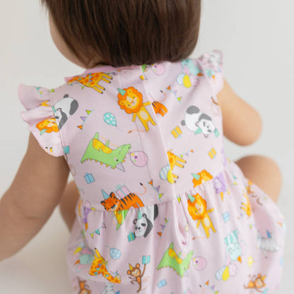 Kids' Cake Present Party Printed Flutters Bubble