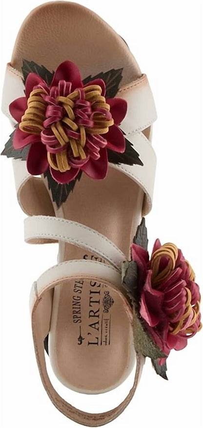 Women’s Hooked 3d Floral Heel Sandal