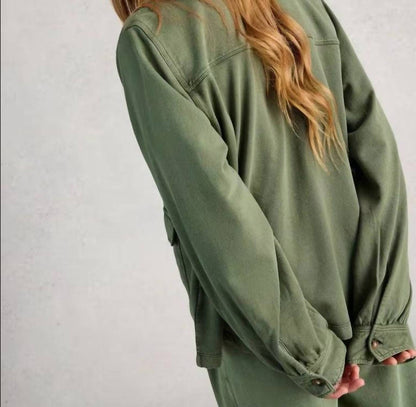 Demi Utility Jersey Jacket