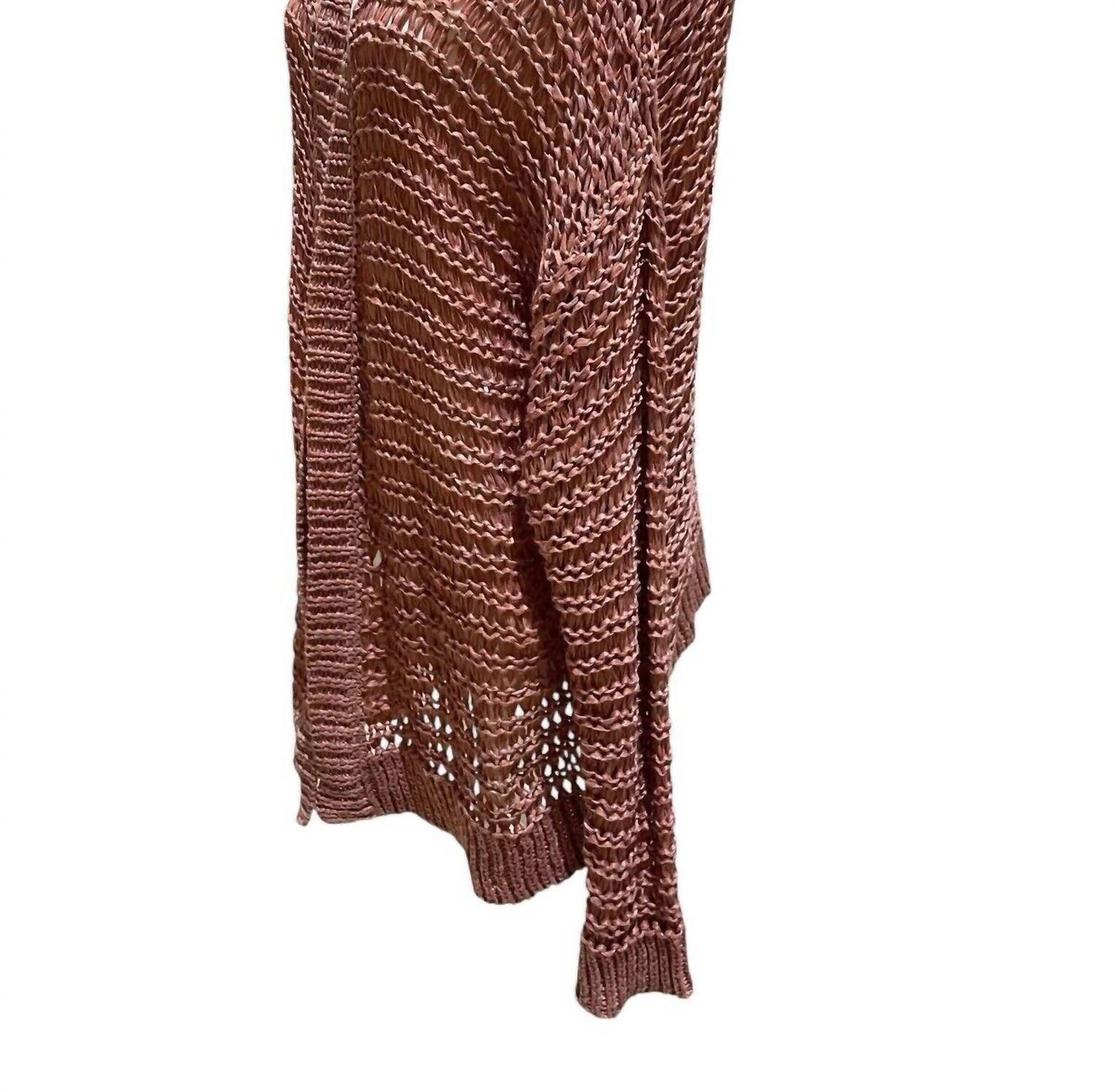 Cotton Emporium - Women's Open Knit Lightweight Cardigan - Rack Hunt -