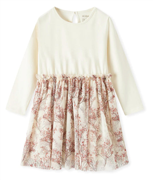 Kid's Winterberry Cotton Stretch Long Sleeve Ballet Dress