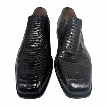 Men's Snakeskin Leather Loafers