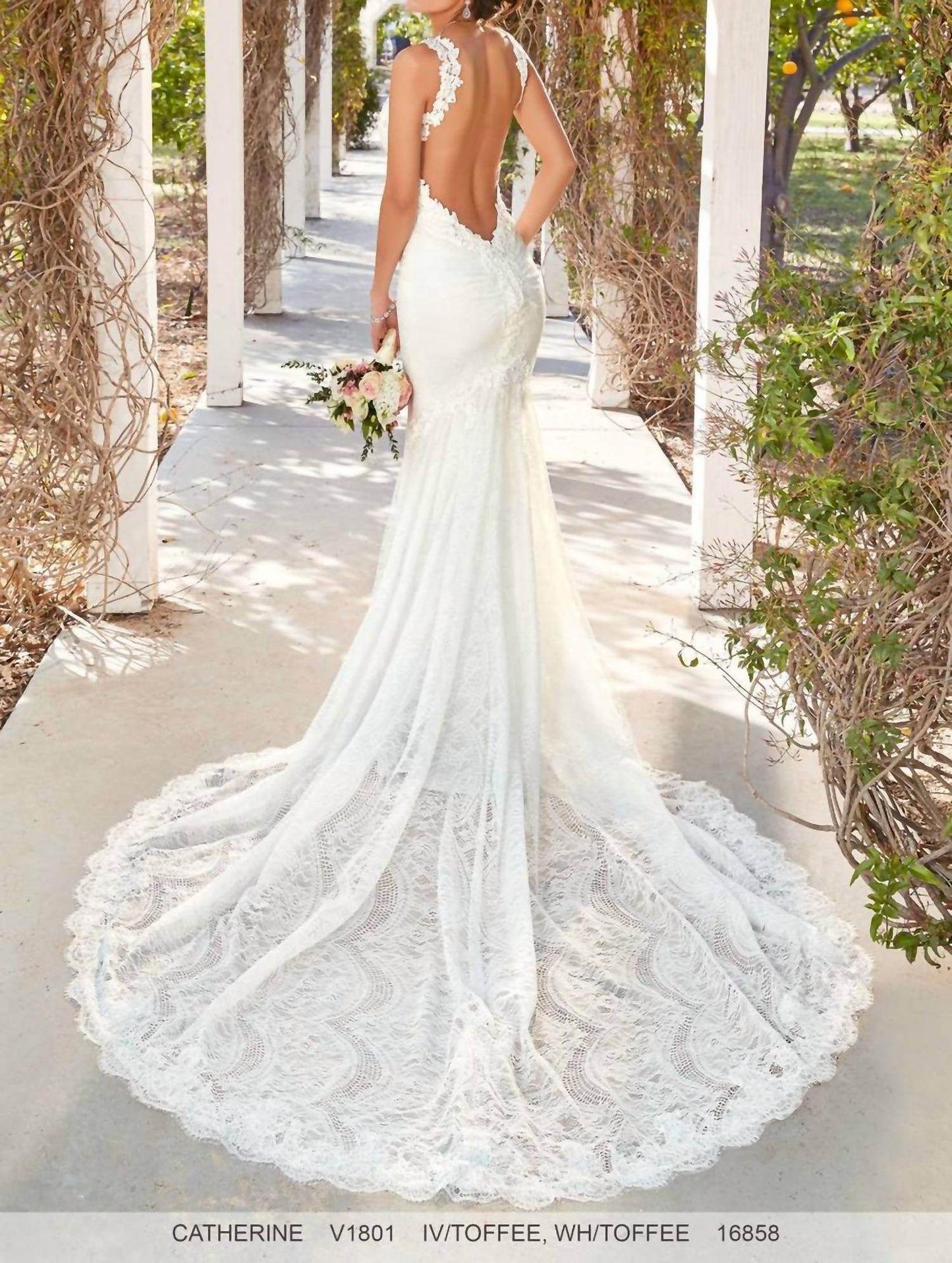 Ivoire by Kitty Chen - Catherine Netted Wedding Dress - Rack Hunt