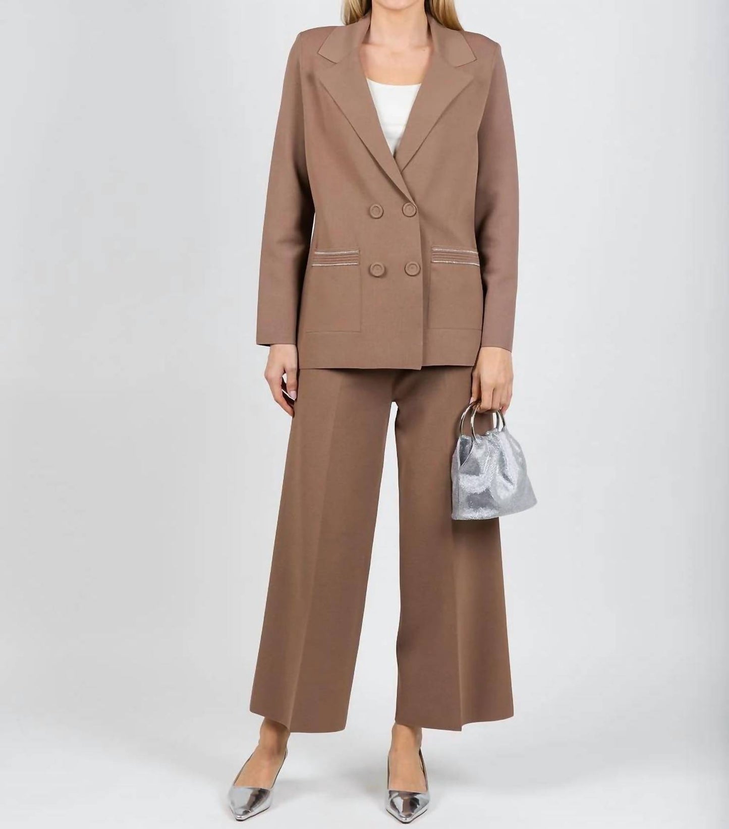 Beaded Trim Blazer