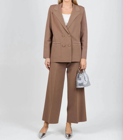 Beaded Trim Blazer