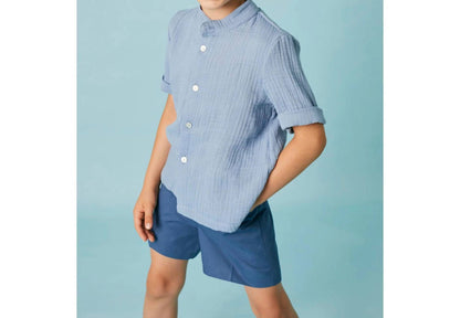 Kid's Cotton Blend Shorts Set