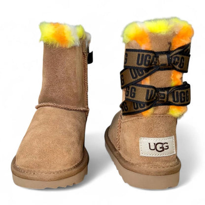 Toddler Kid's Bailey Bow Plaid Punk Boot