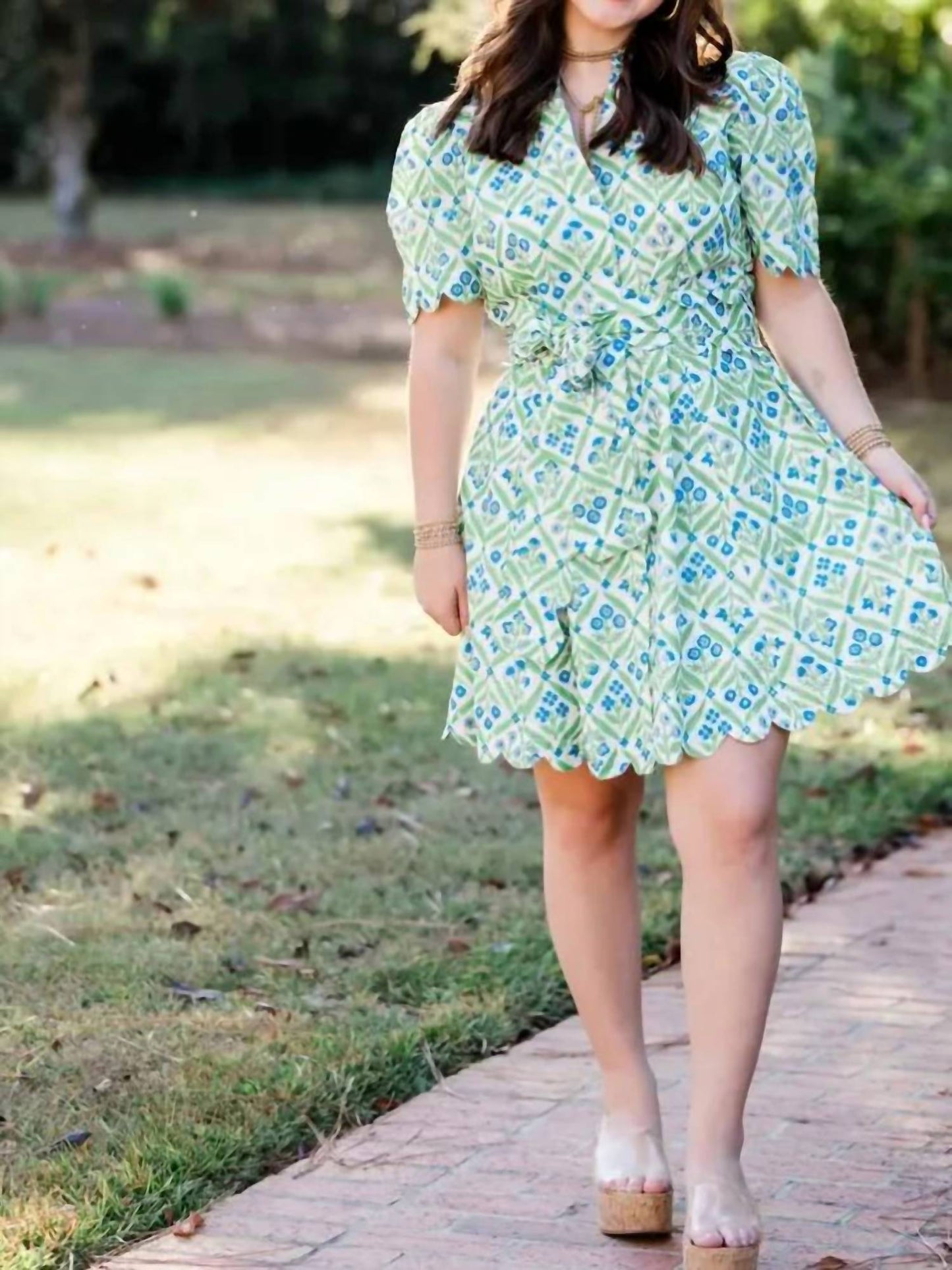 Jardin Bleu Grace Mini Dress