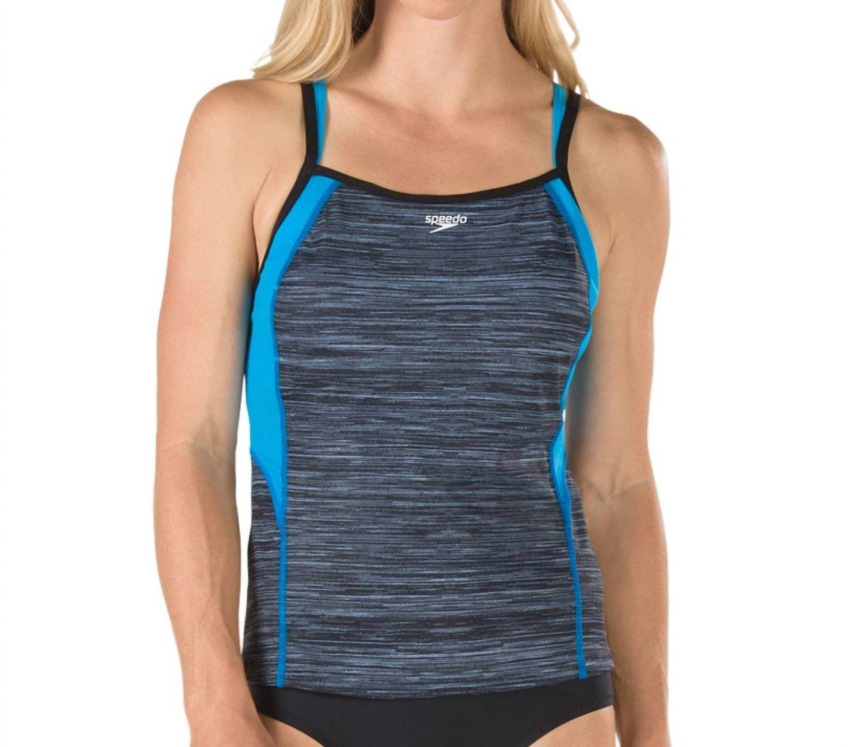 Speedo - Textured Double Strap Tankini Top - Rack Hunt -