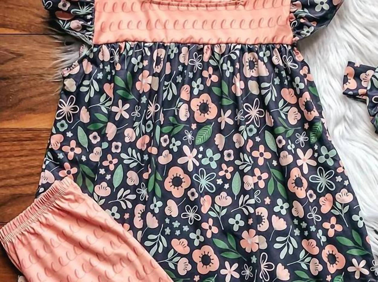 Girls Happiness Blooms Capri Set