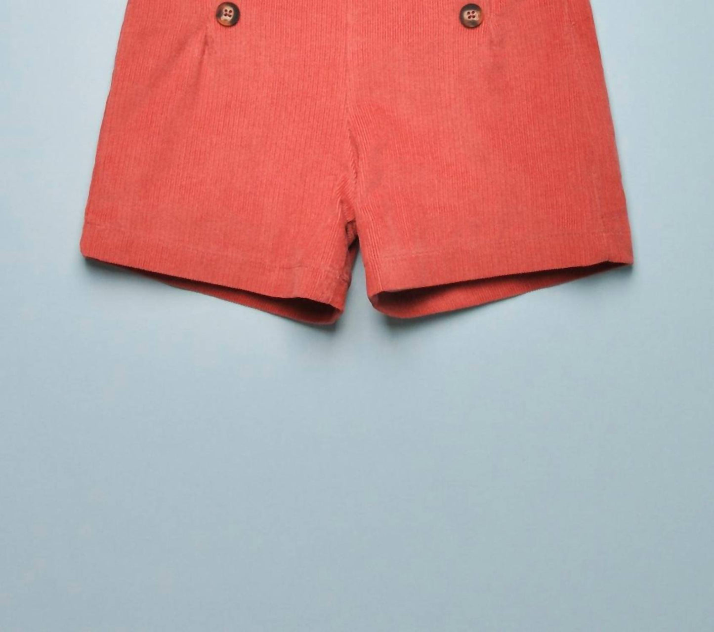 Girls Corduroy Button Shorts