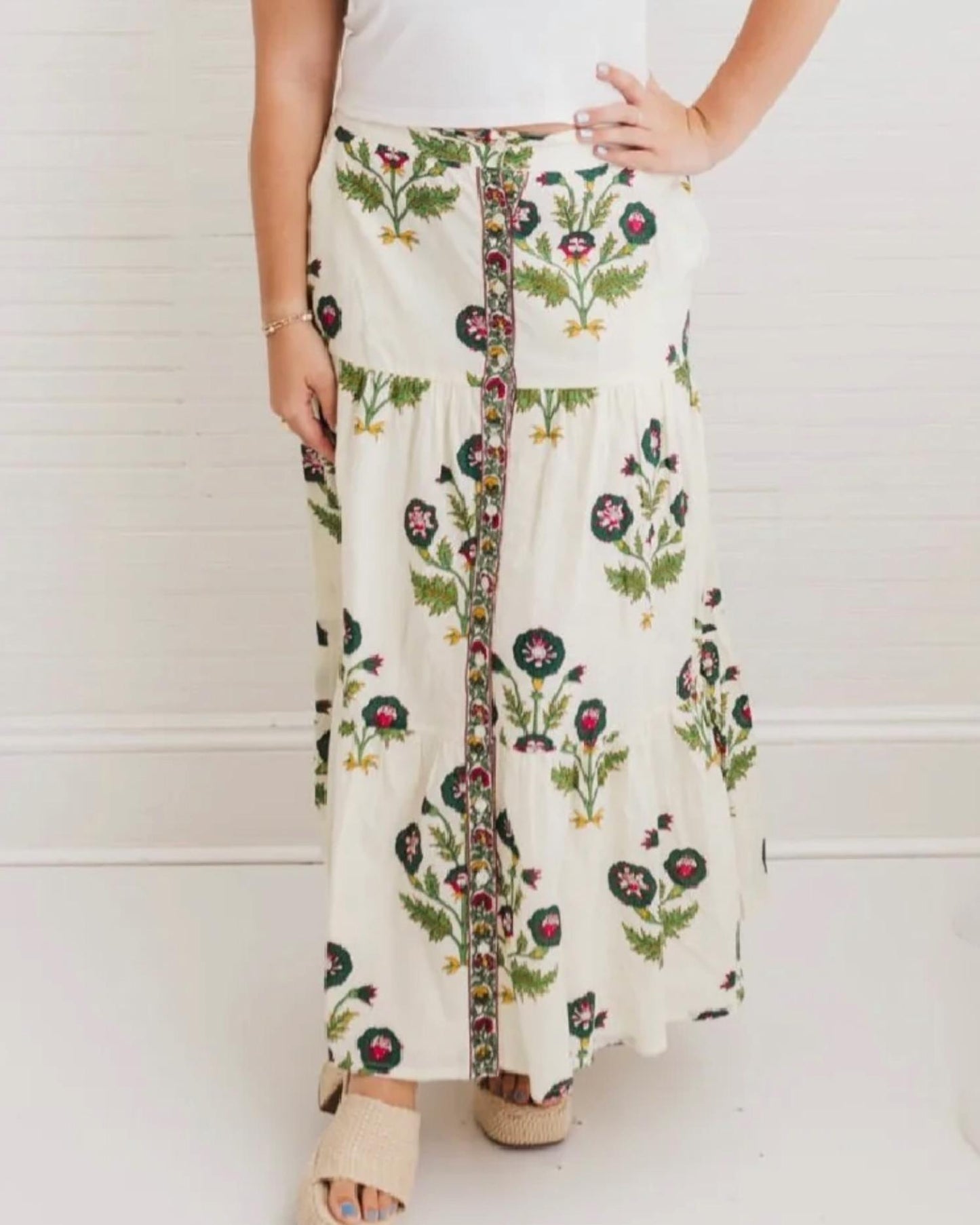 Camilla flounce skirt